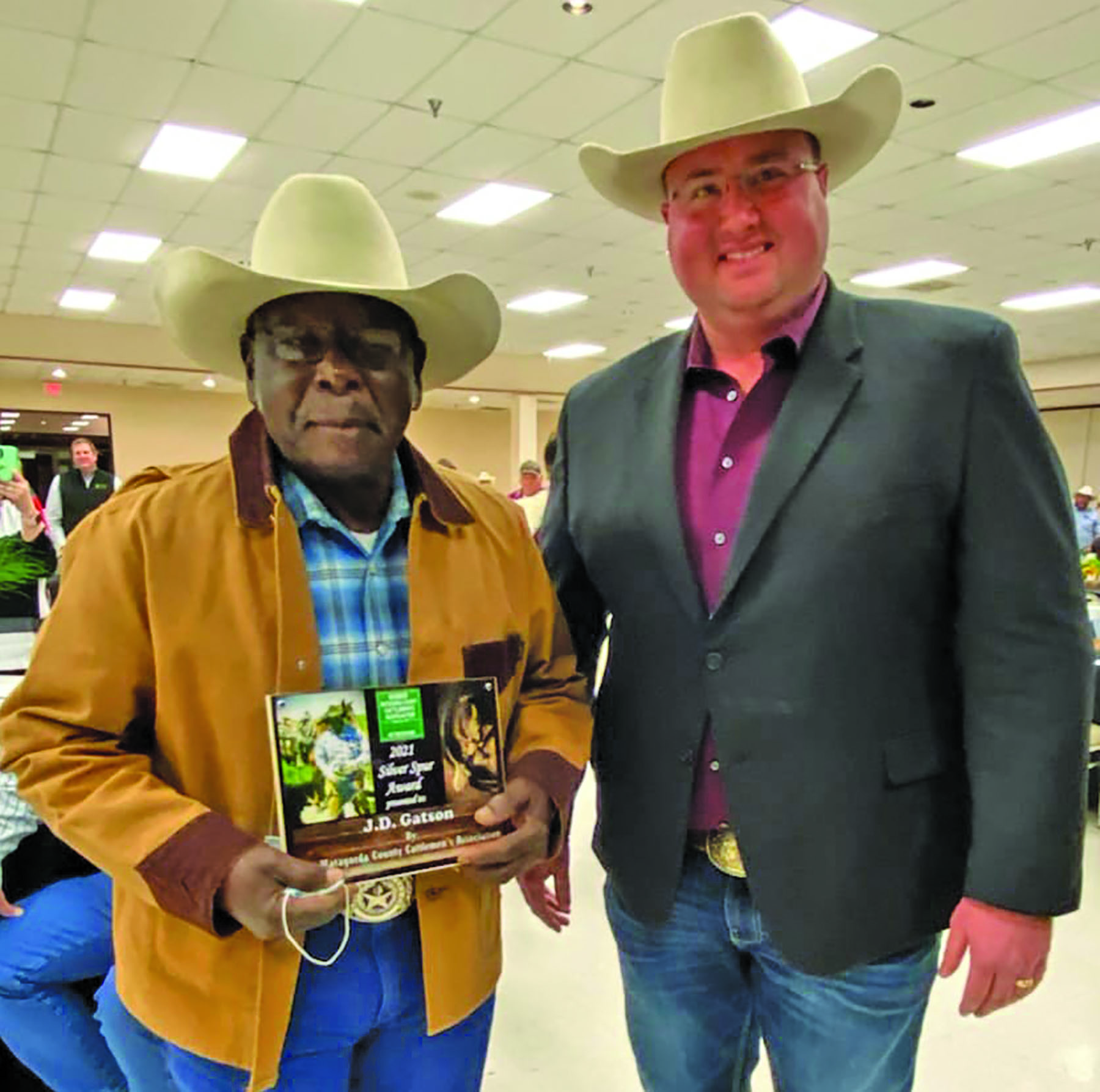 JD Gatson receives Silver Spur Award The Bay City Sentinel